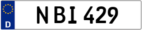 Truck License Plate
